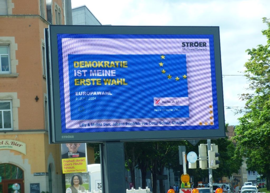 European election campaign - DooH